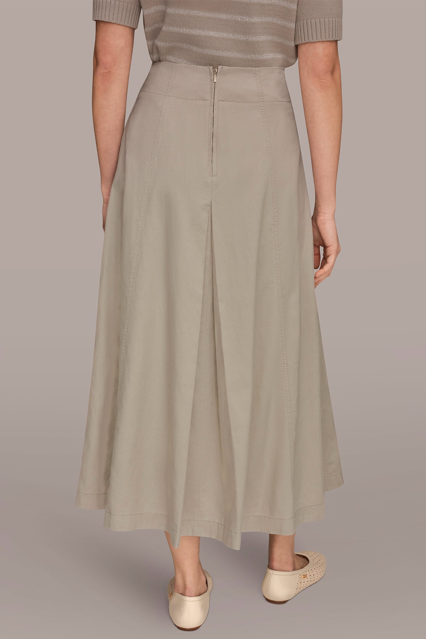 Donna Karan | MIDI A-LINE PANEL SKIRT