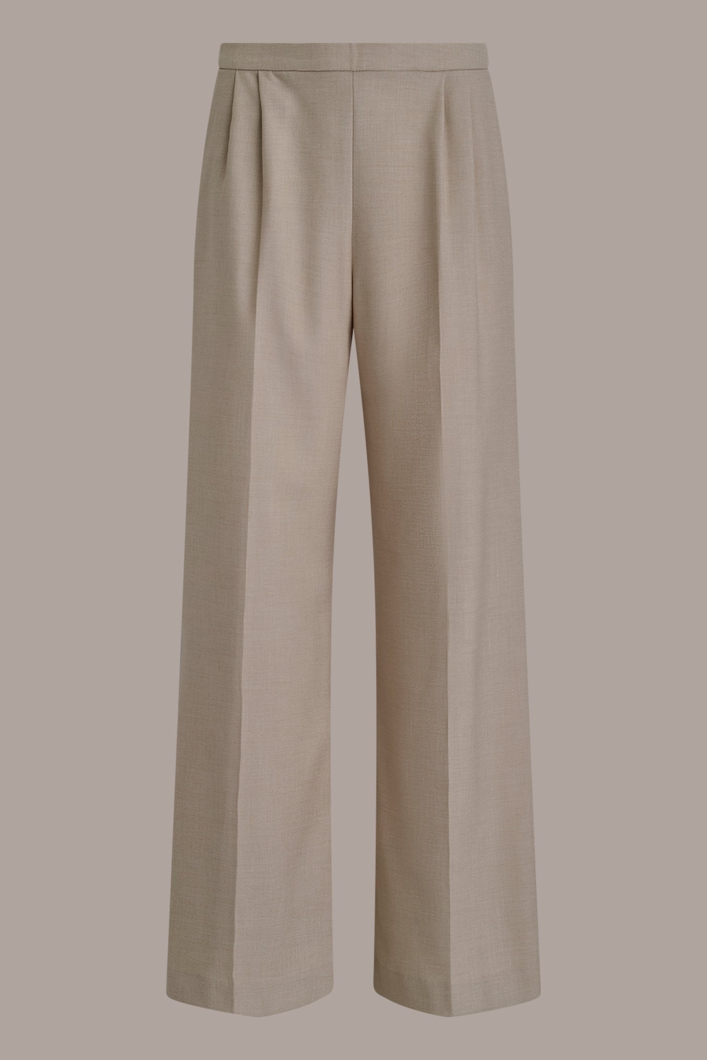 Donna Karan | MID-RISE PLEATED WIDE-LEG SUIT PANT