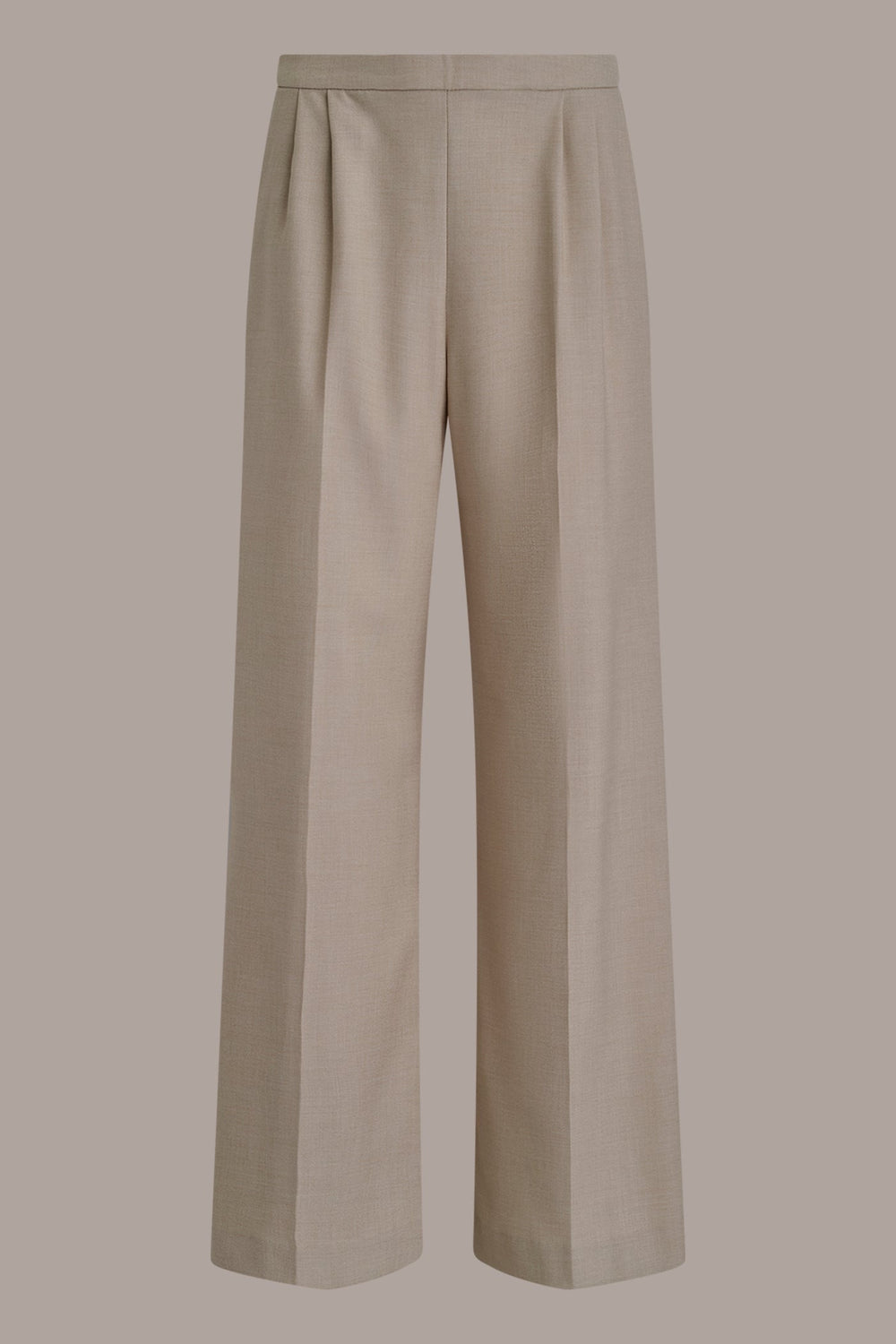 Donna Karan | MID-RISE PLEATED WIDE-LEG SUIT PANT