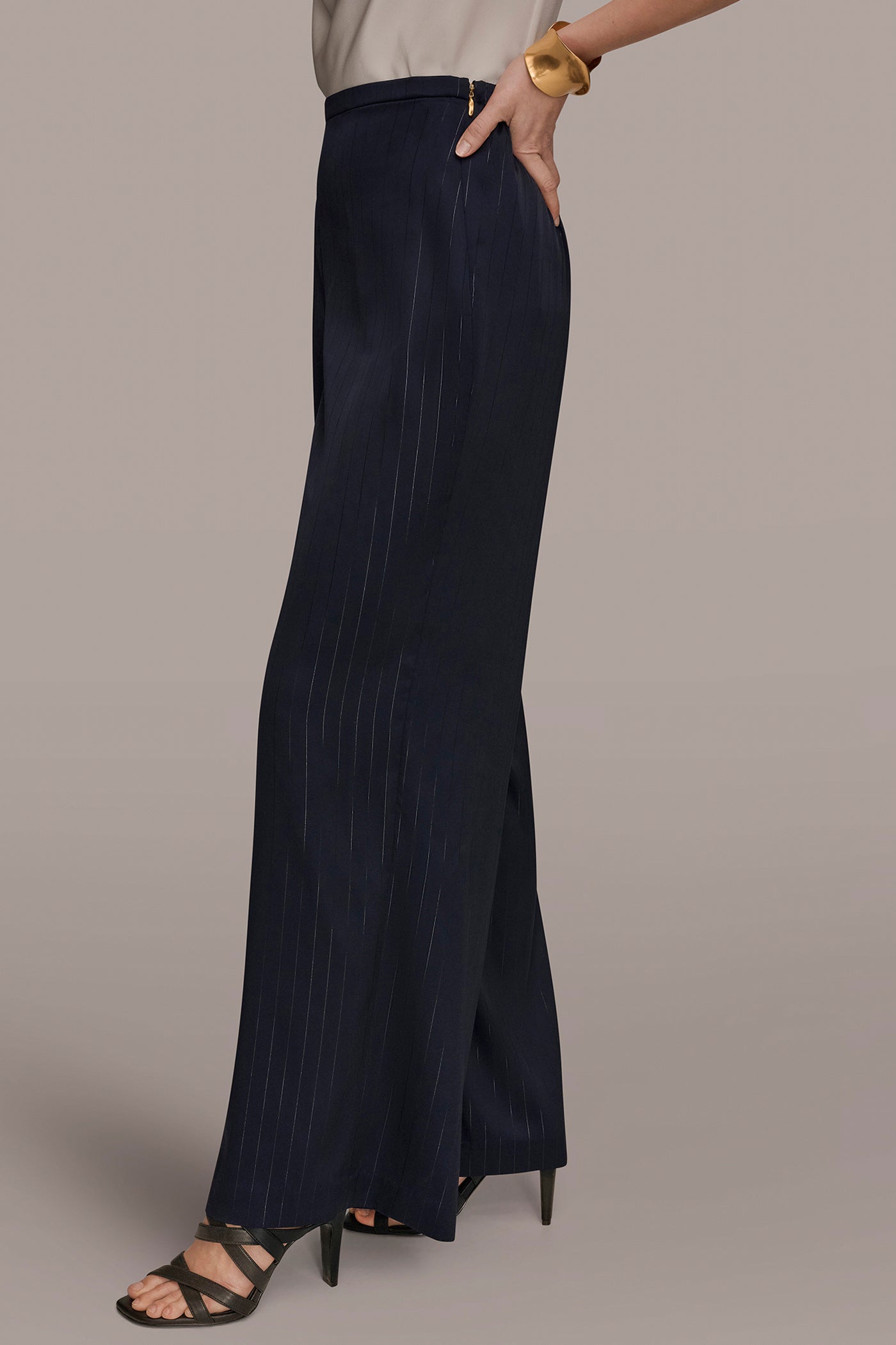 Donna Karan | WIDE LEG PULL ON PANT