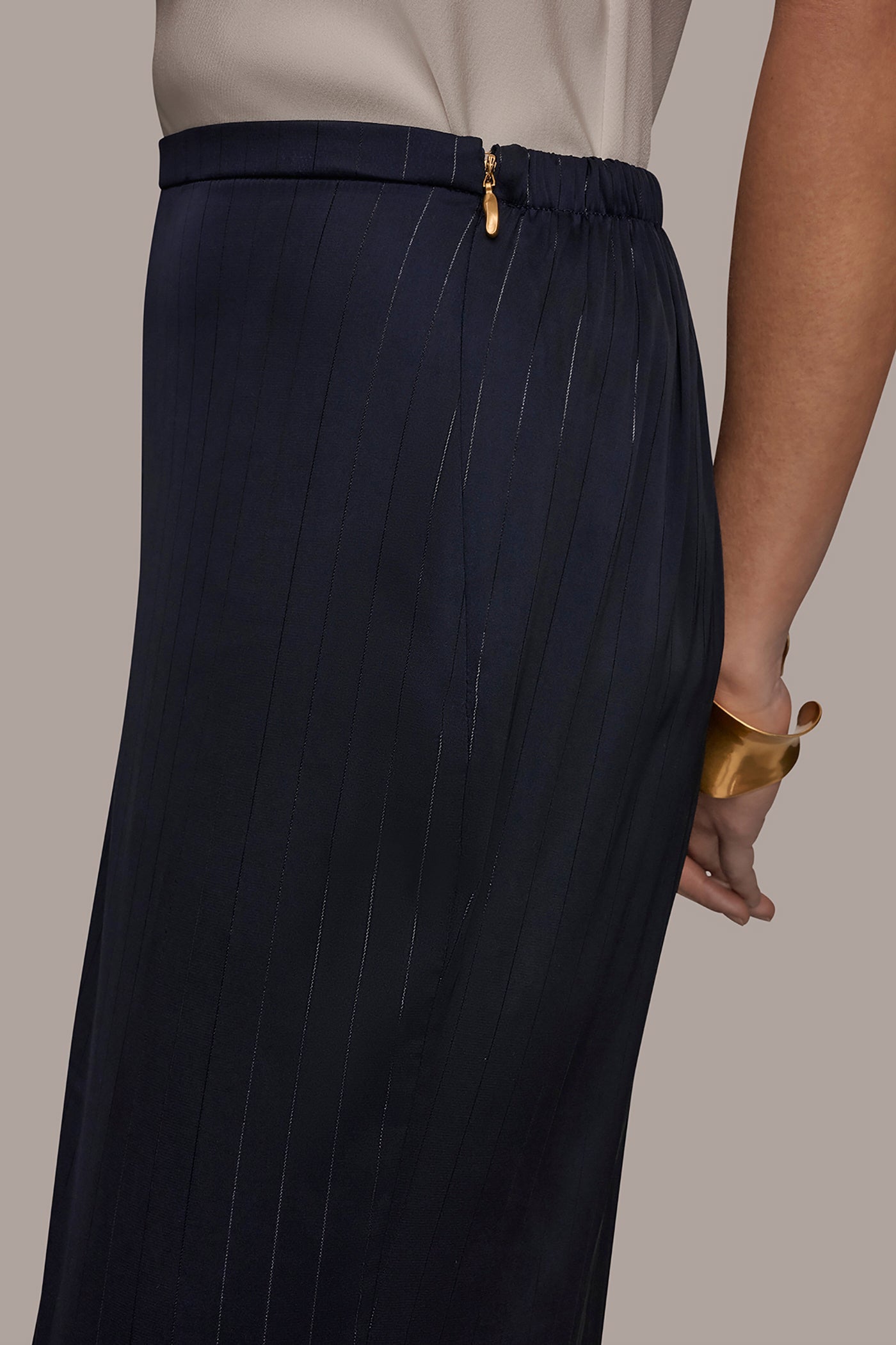 Donna Karan | WIDE LEG PULL ON PANT