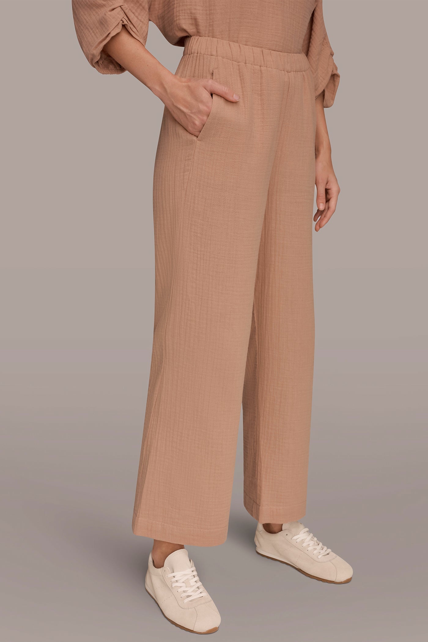 Donna Karan | MID-RISE STRAIGHT-LEG PANT