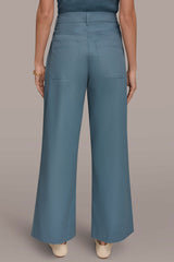 Donna Karan | HIGH-RISE PINTUCKED WIDE-LEG TROUSER