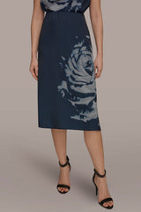 Donna Karan | FLORAL SUIT PENCIL SKIRT