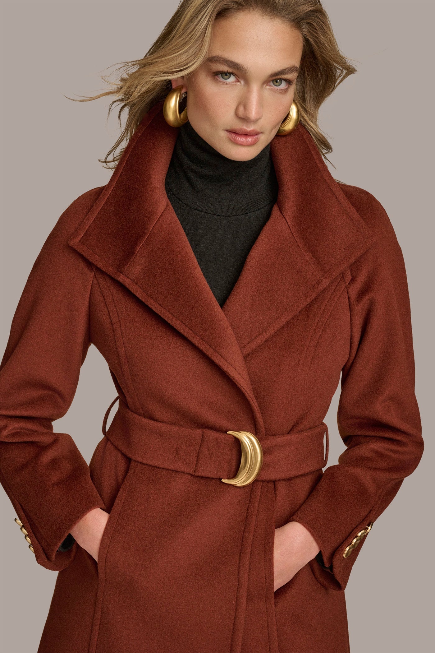 Donna Karan | WOOL TRENCH COAT