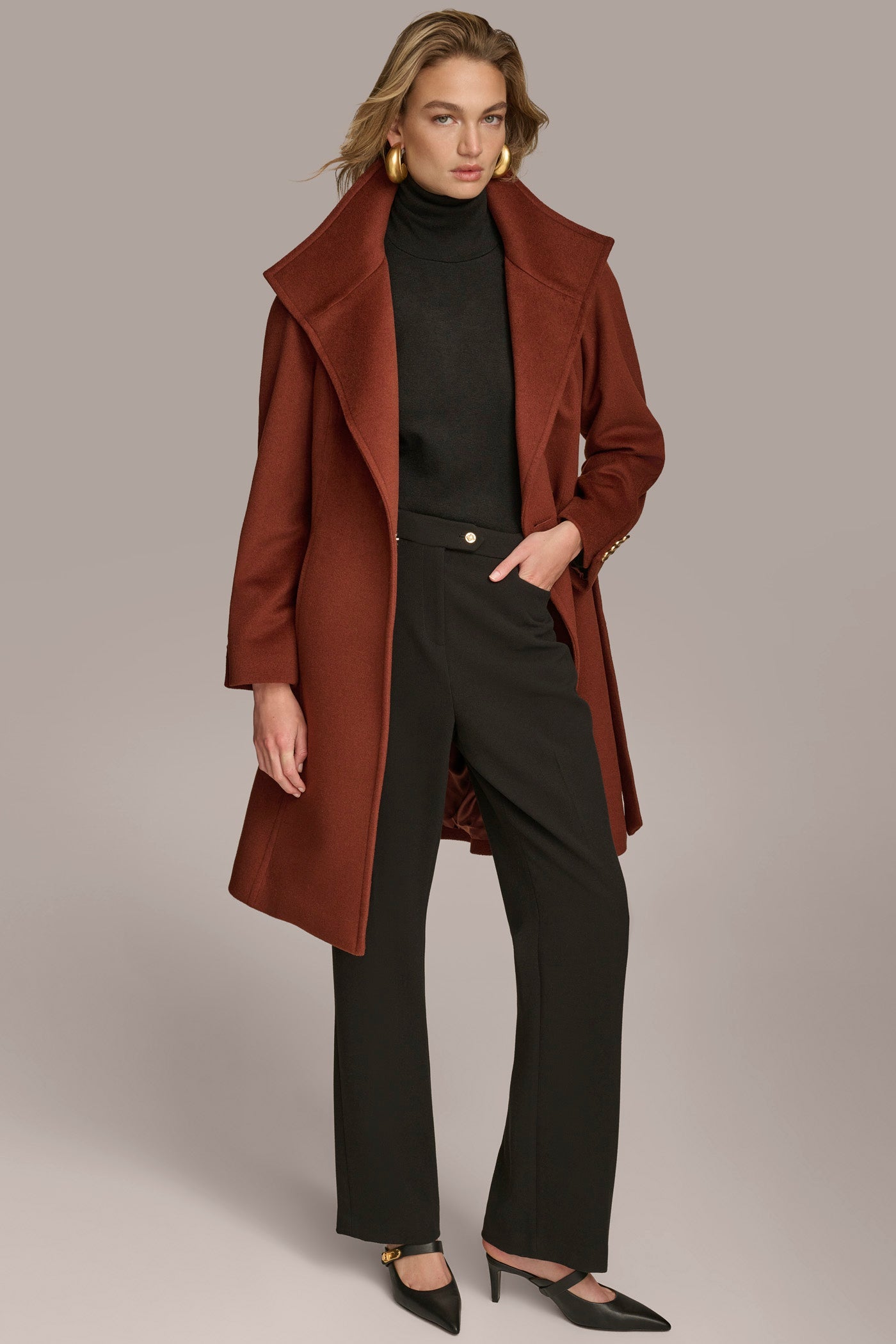 Donna Karan | WOOL TRENCH COAT