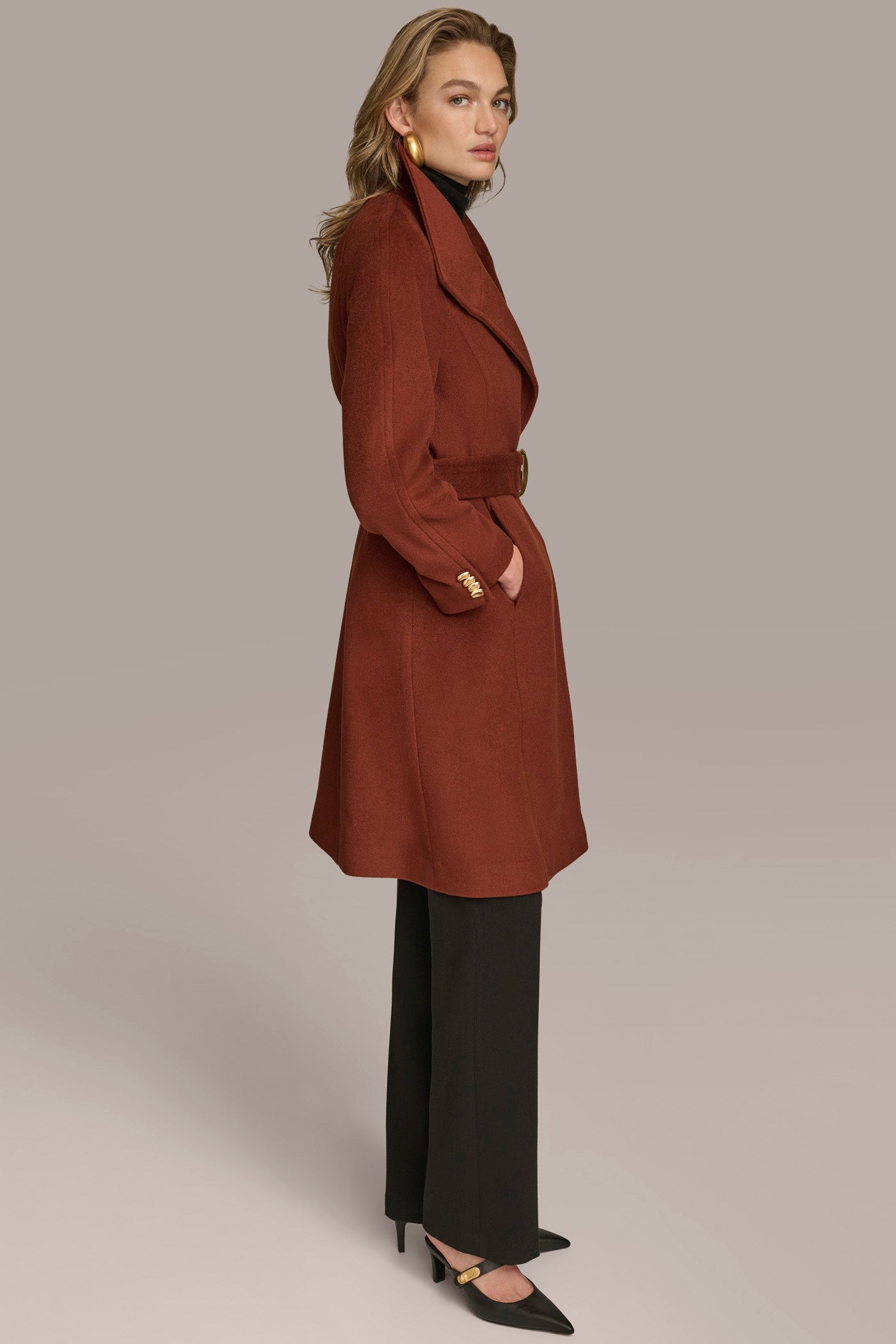 Donna Karan | WOOL TRENCH COAT
