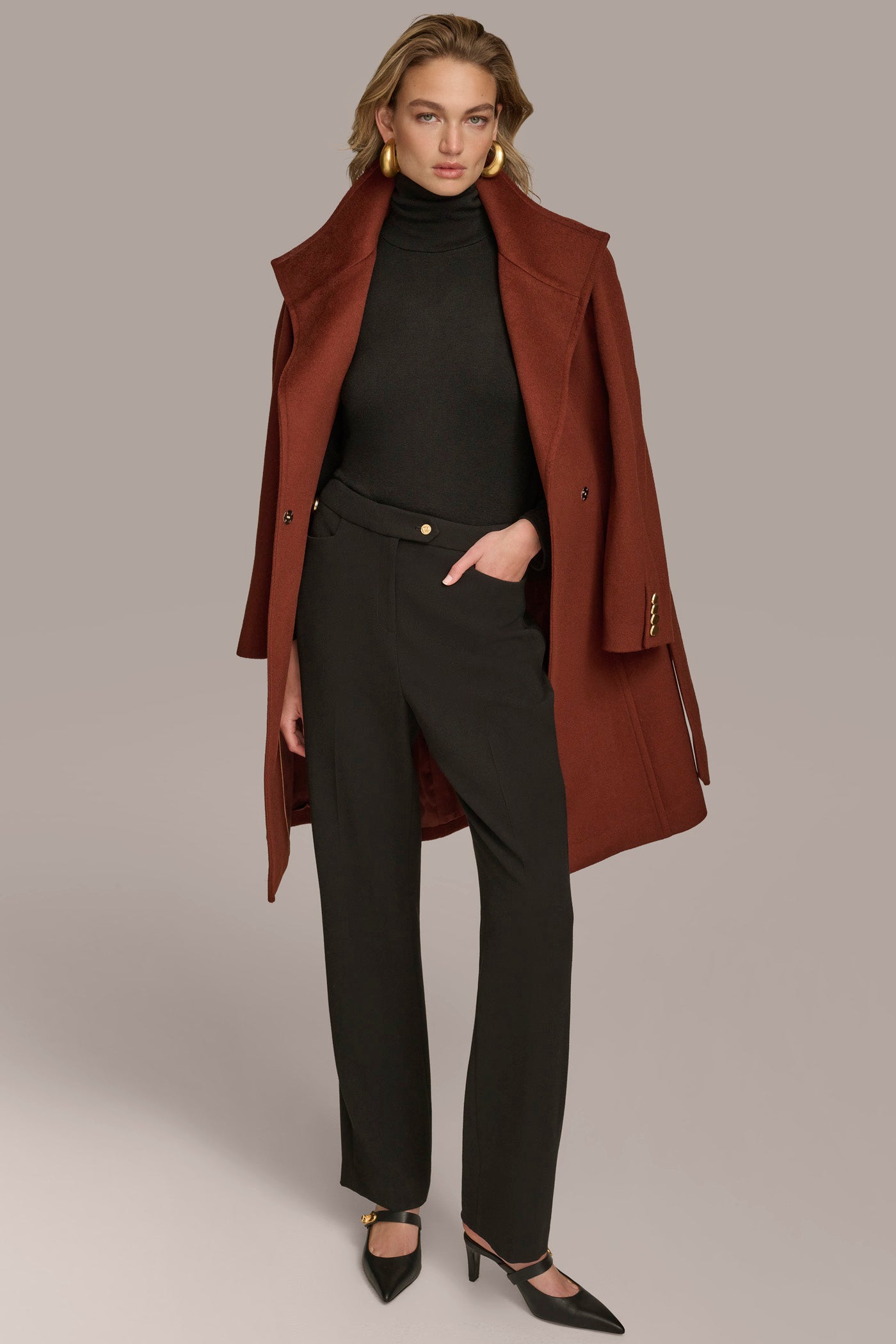 Donna Karan | WOOL TRENCH COAT