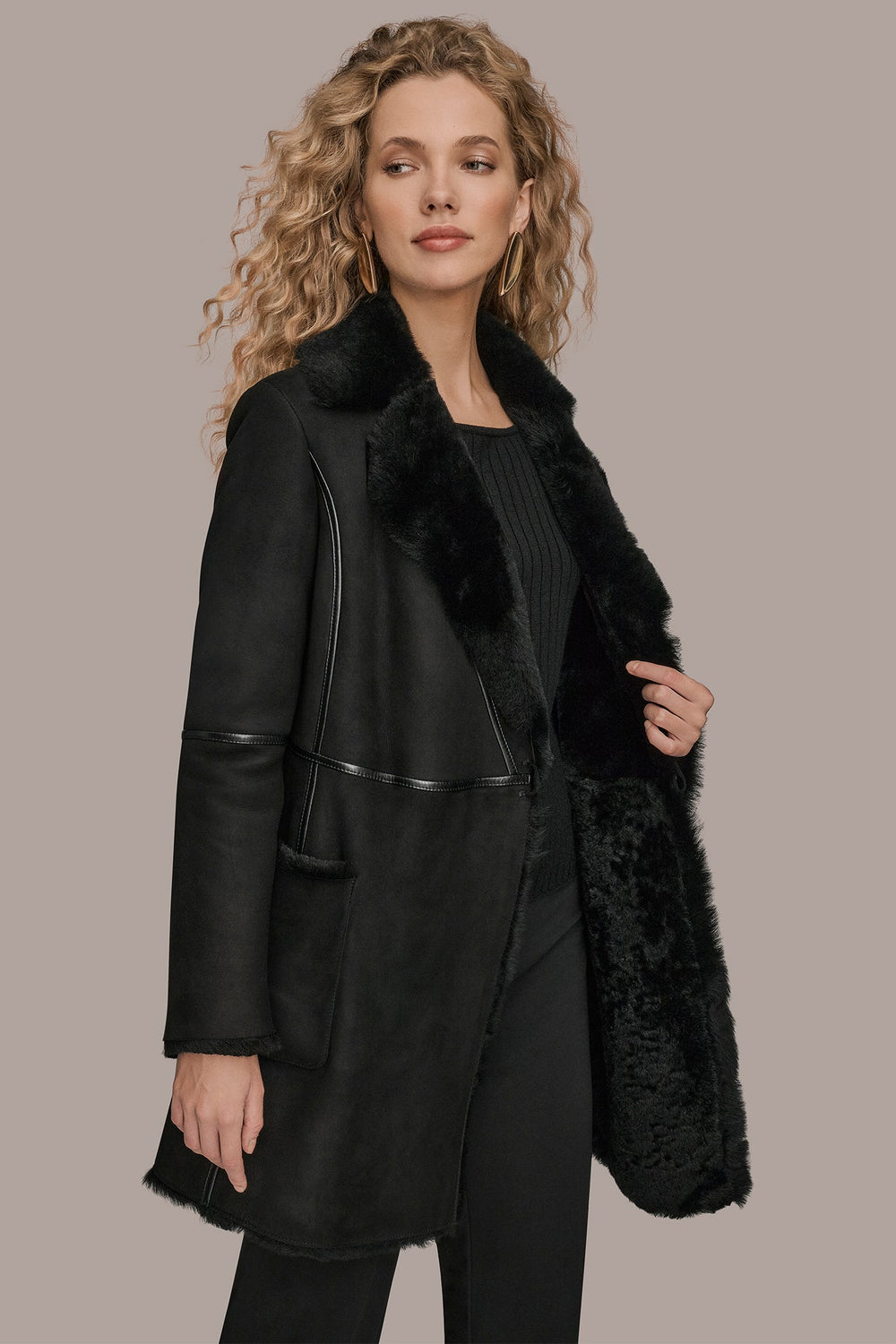 Donna Karan | SHEARLING COAT