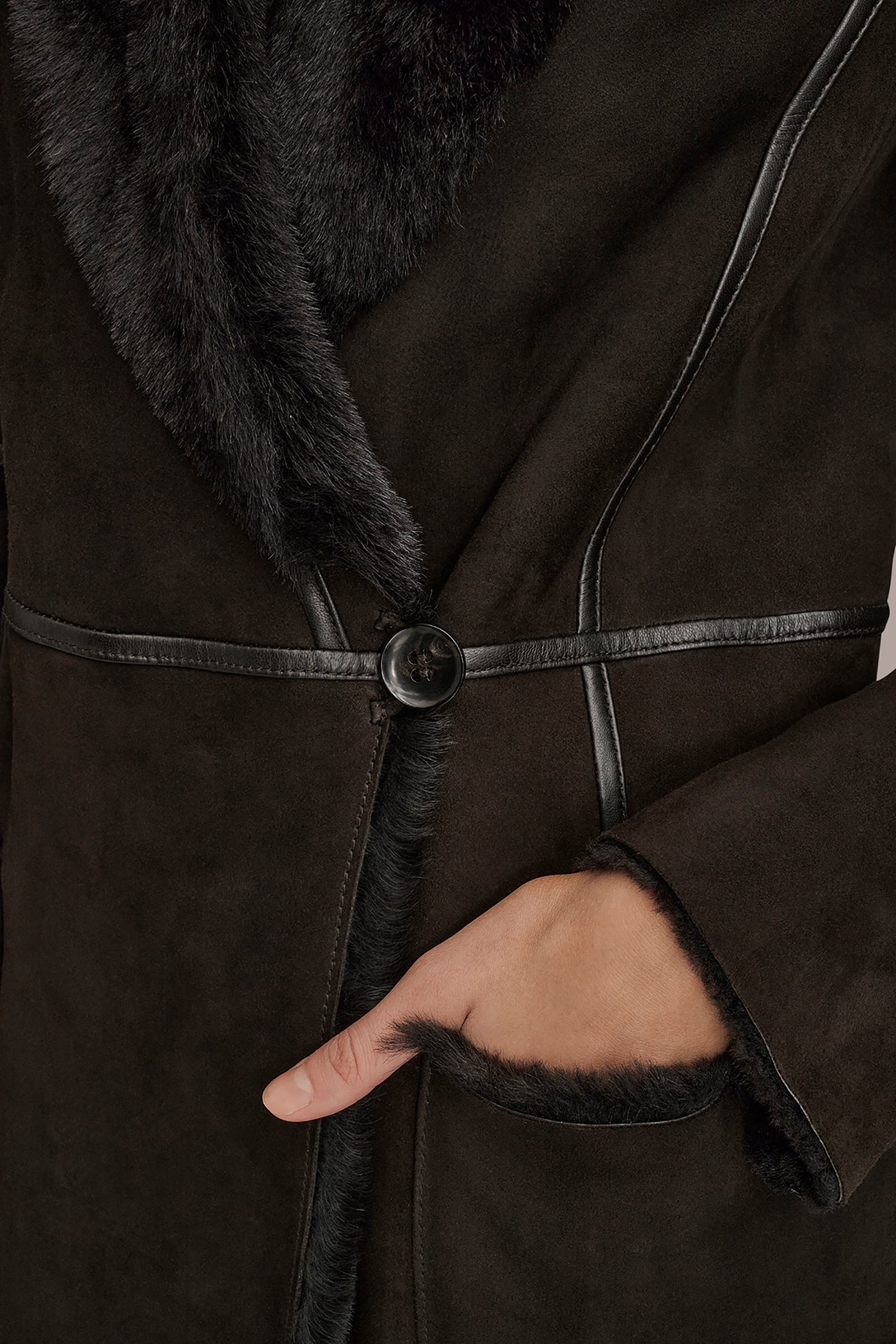 Donna Karan | SHEARLING COAT