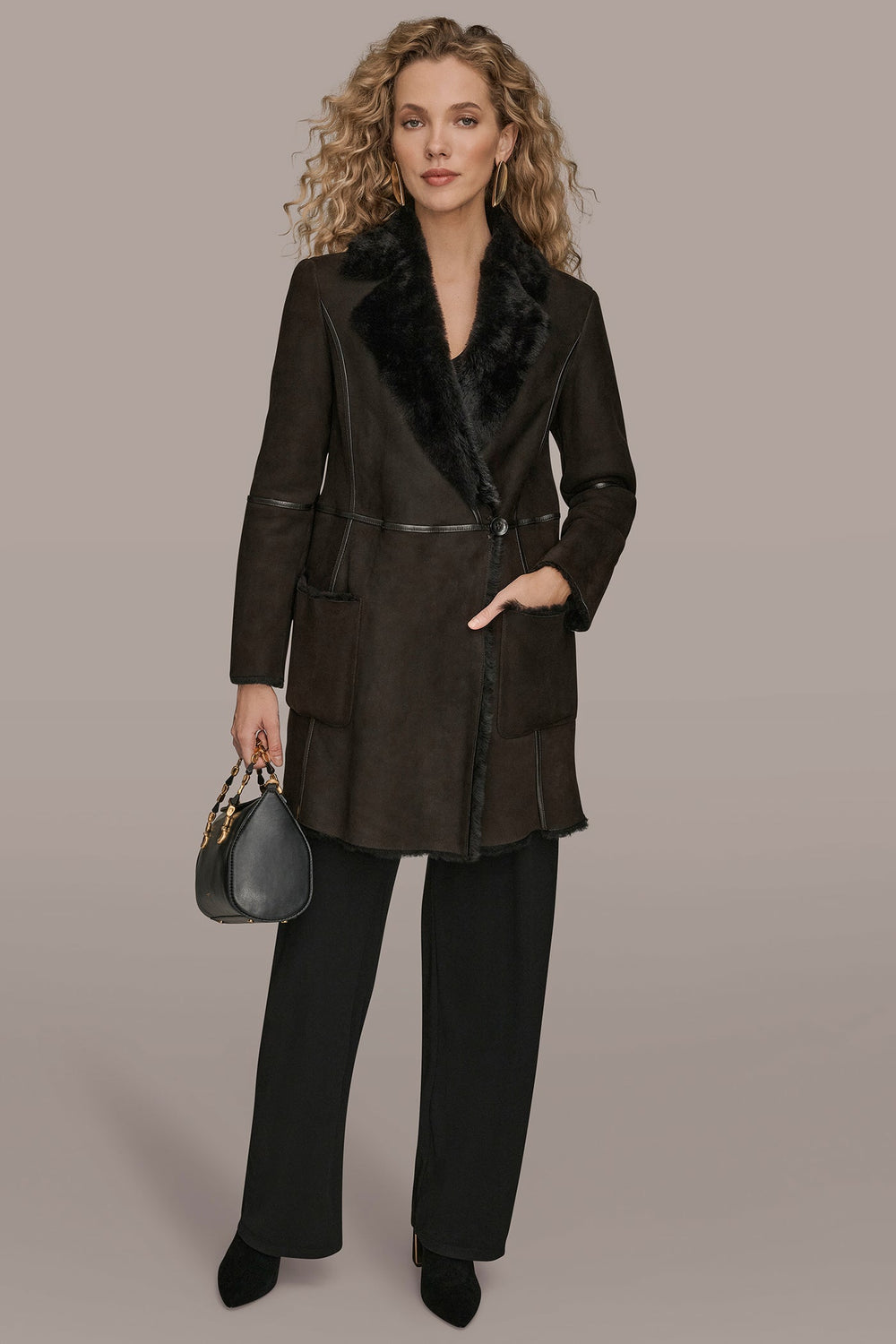 Donna Karan | SHEARLING COAT