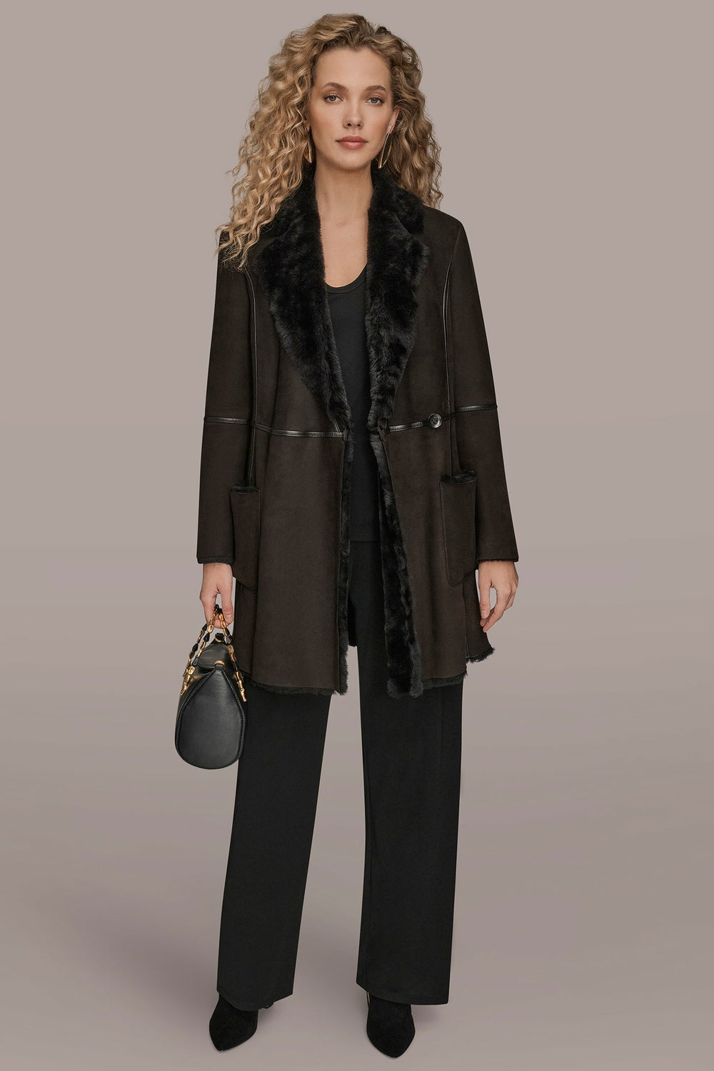 Donna Karan | SHEARLING COAT