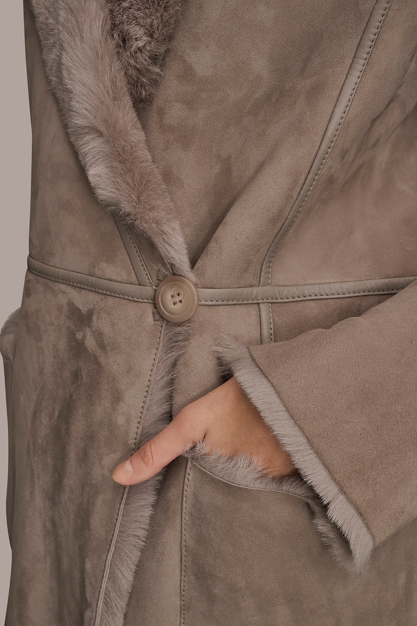 Donna Karan | SHEARLING COAT