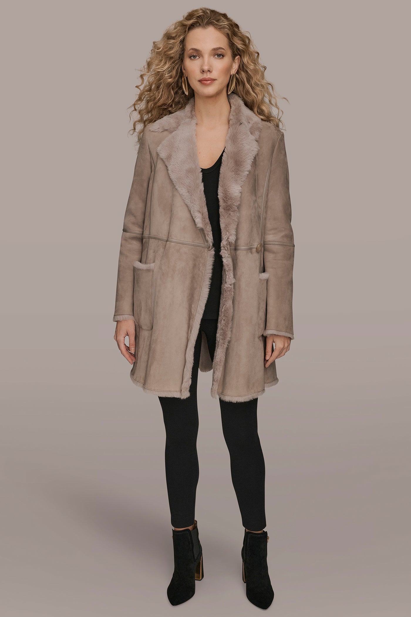 Donna Karan | SHEARLING COAT