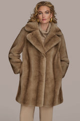 Donna Karan | LUXE FAUX FUR COAT