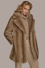 Donna Karan | LUXE FAUX FUR COAT