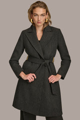 Donna Karan | WOOL LONG WRAP COAT