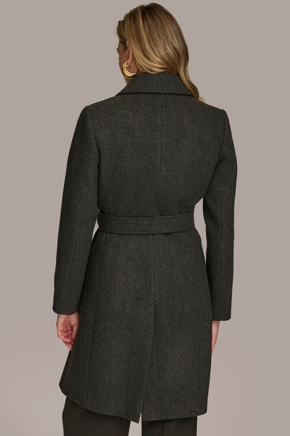 Donna Karan | WOOL LONG WRAP COAT