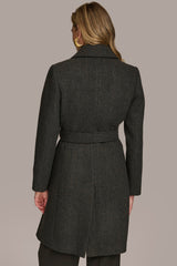 Donna Karan | WOOL LONG WRAP COAT