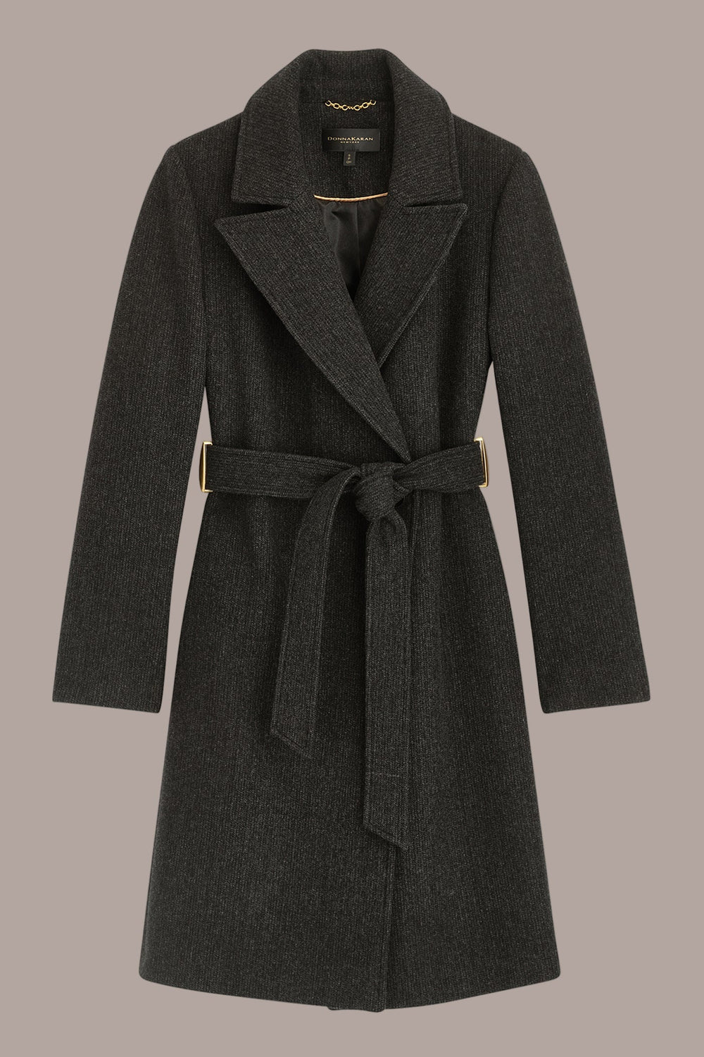 Donna Karan | WOOL LONG WRAP COAT