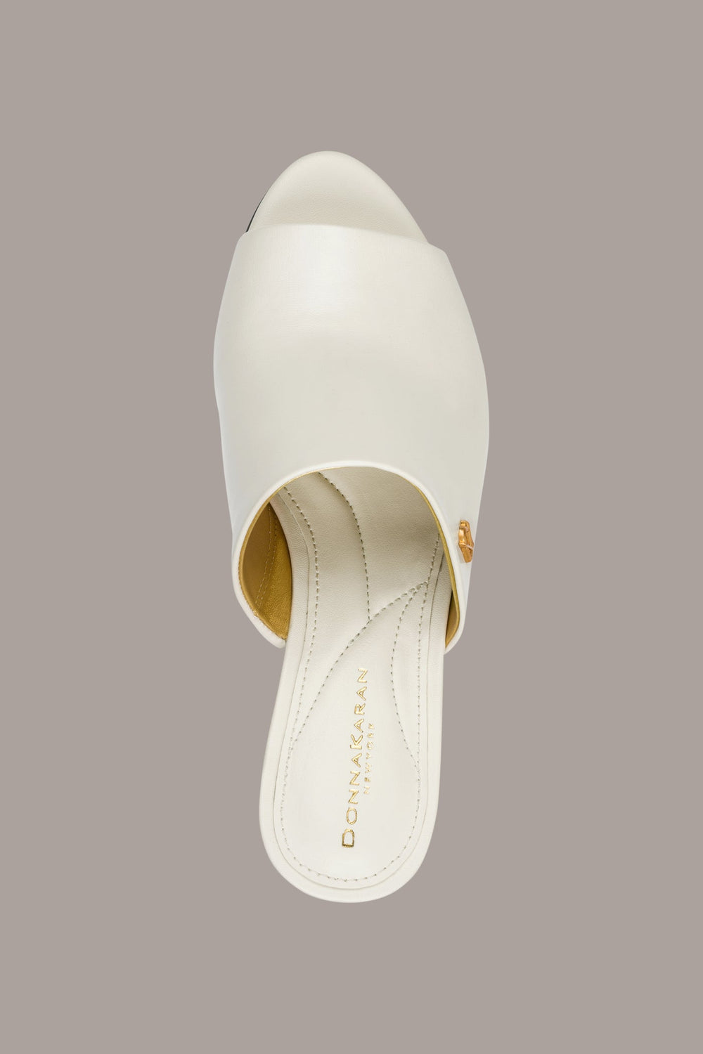 Donna Karan | DONNA LEATHER WEDGE MULE SANDAL