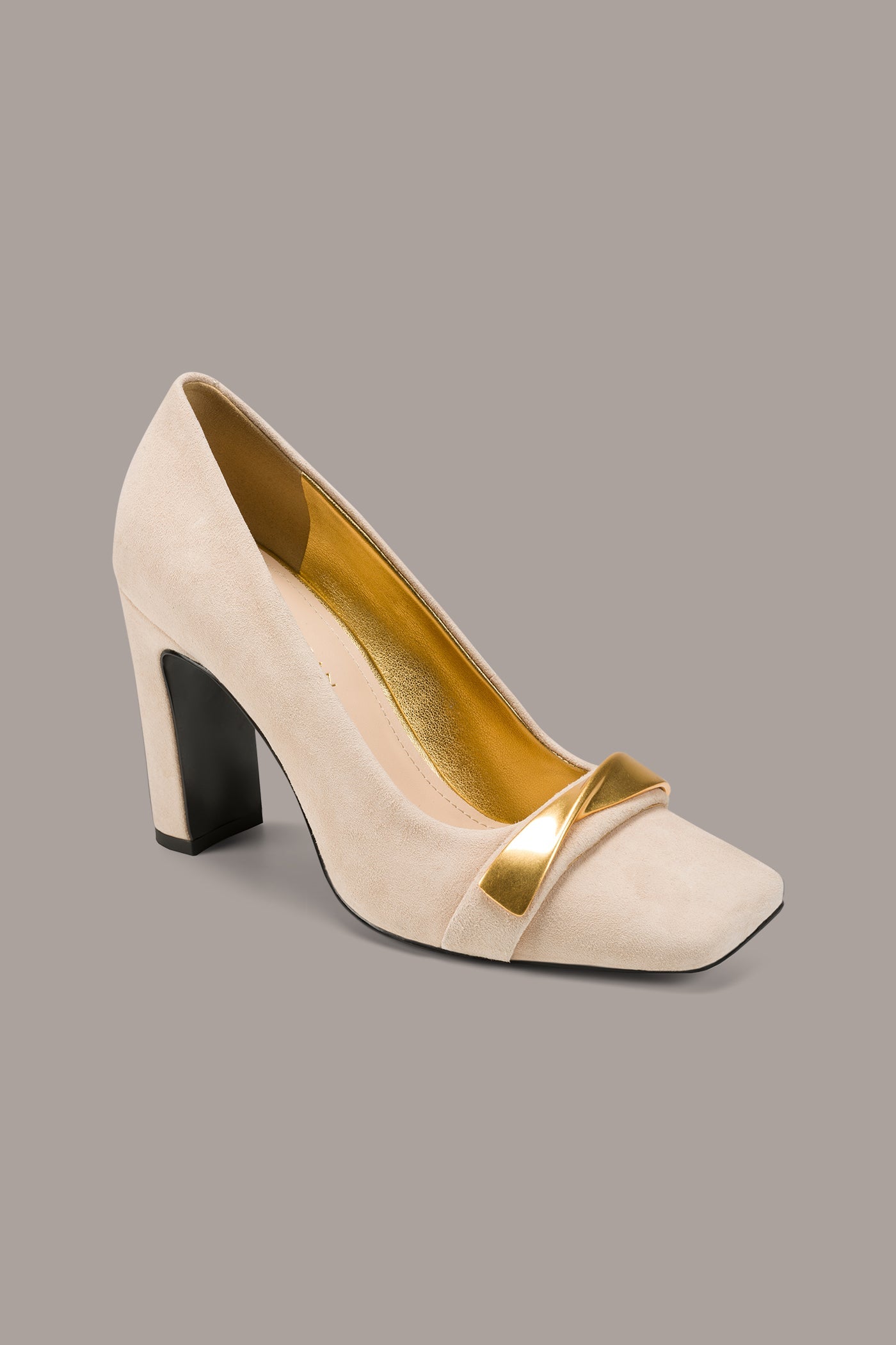 Donna Karan | SABINA EMBELLISHED SUEDE HIGH PUMP