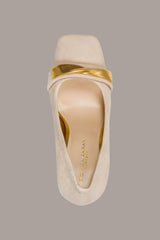 Donna Karan | SABINA EMBELLISHED SUEDE HIGH PUMP