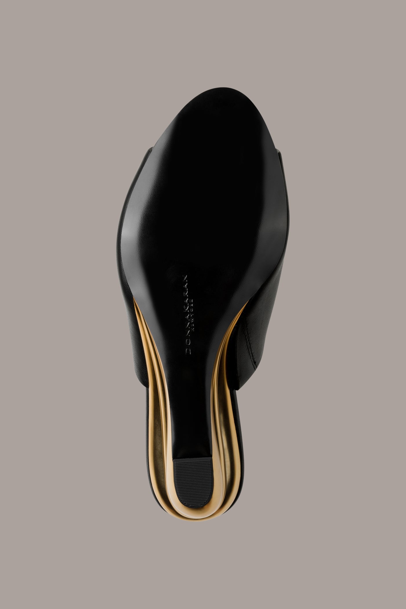 Donna Karan | DONNA LEATHER WEDGE MULE SANDAL