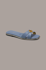 Donna Karan | HALO SQUARE-TOE SLIDE SANDAL