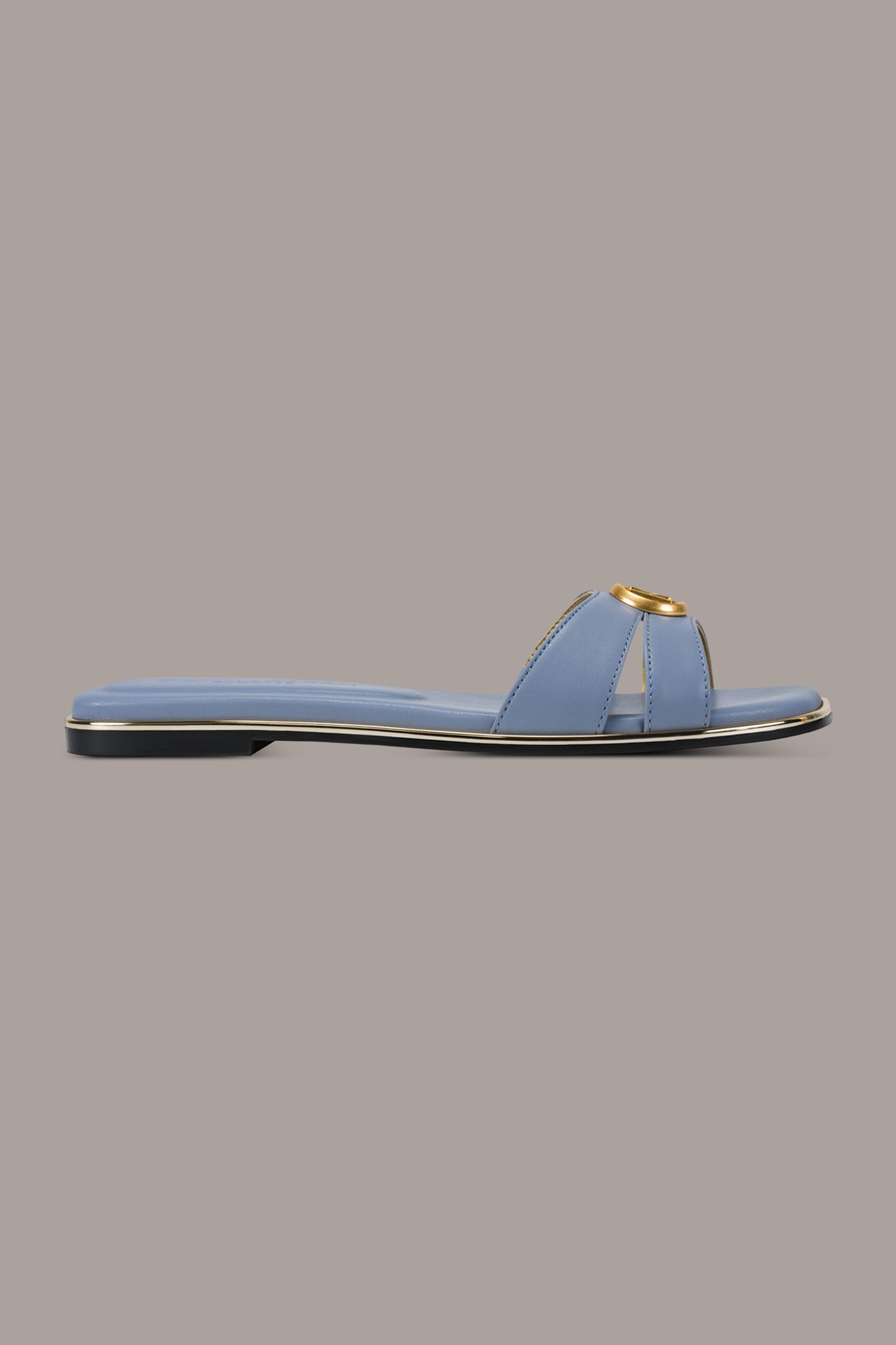 Donna Karan | HALO SQUARE-TOE SLIDE SANDAL