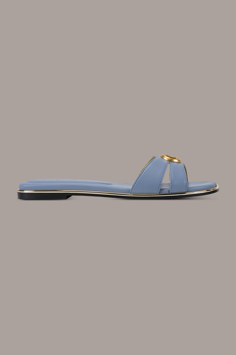 Donna Karan | HALO SQUARE-TOE SLIDE SANDAL