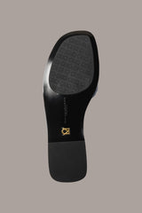 Donna Karan | HALO SQUARE-TOE SLIDE SANDAL