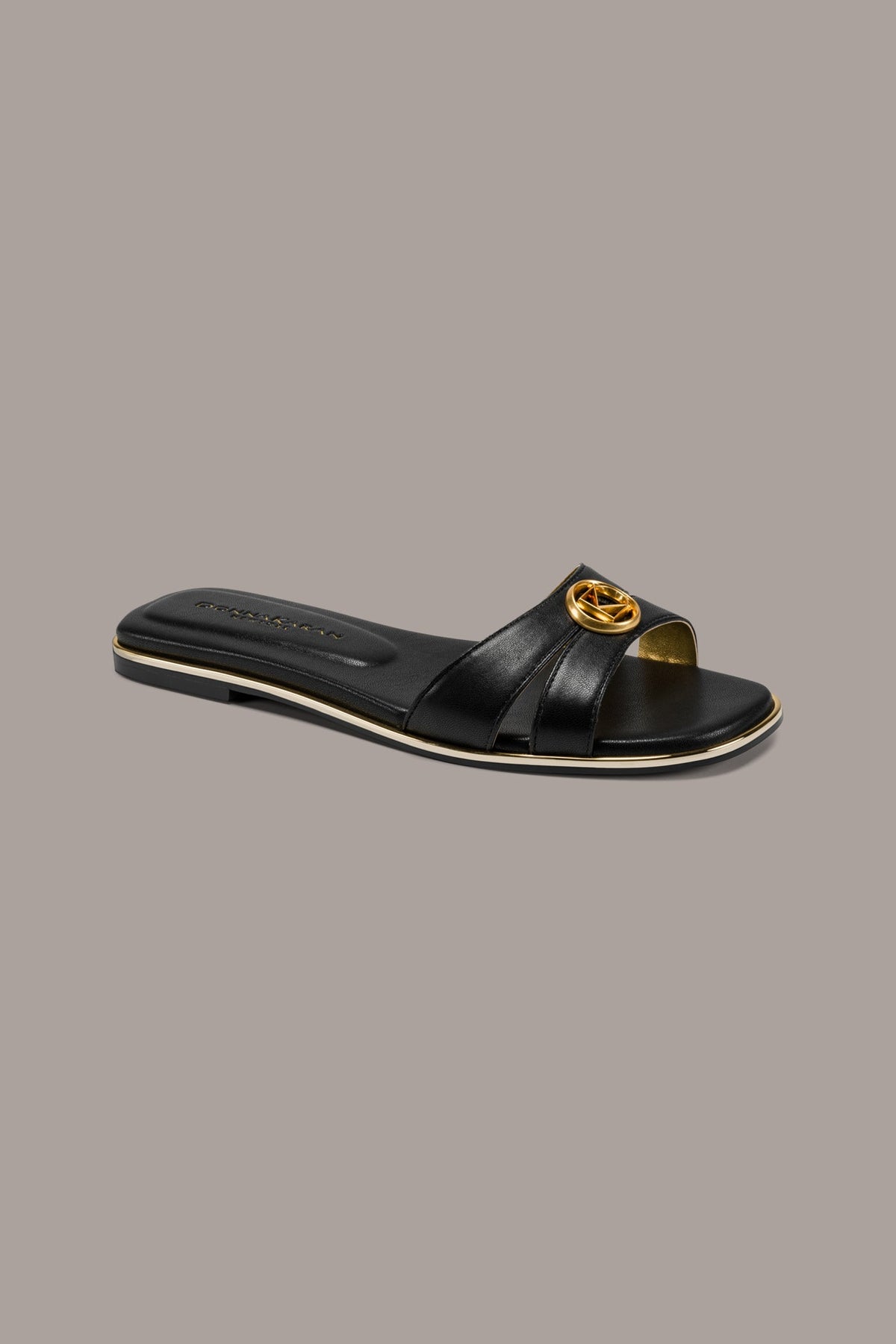 Donna Karan | HALO SQUARE-TOE SLIDE SANDAL