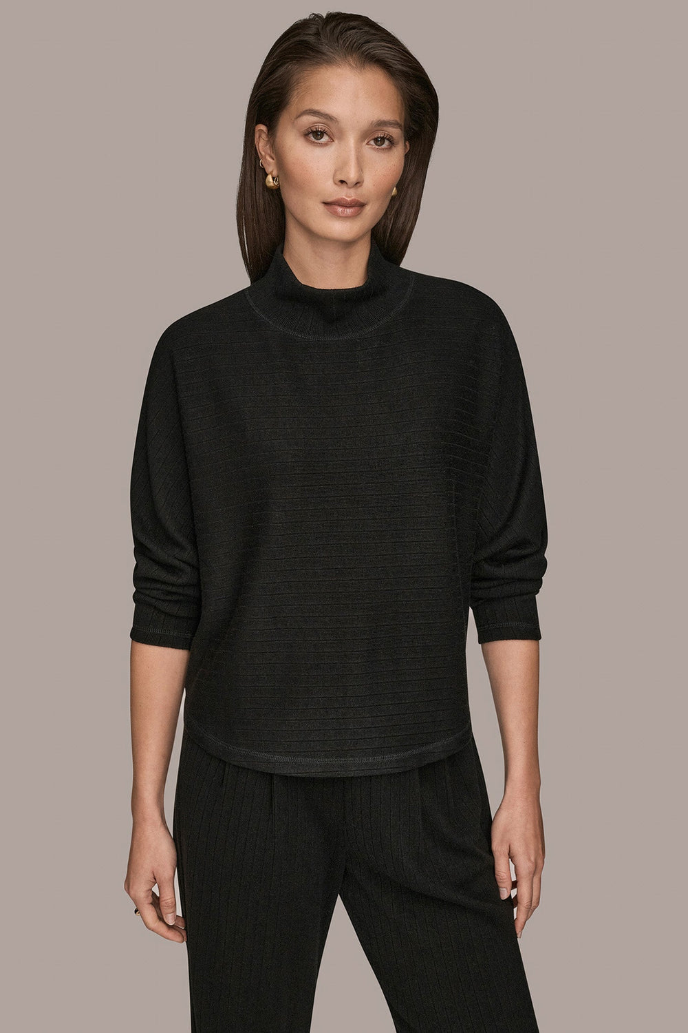 Donna Karan | MOCK-NECK TOP