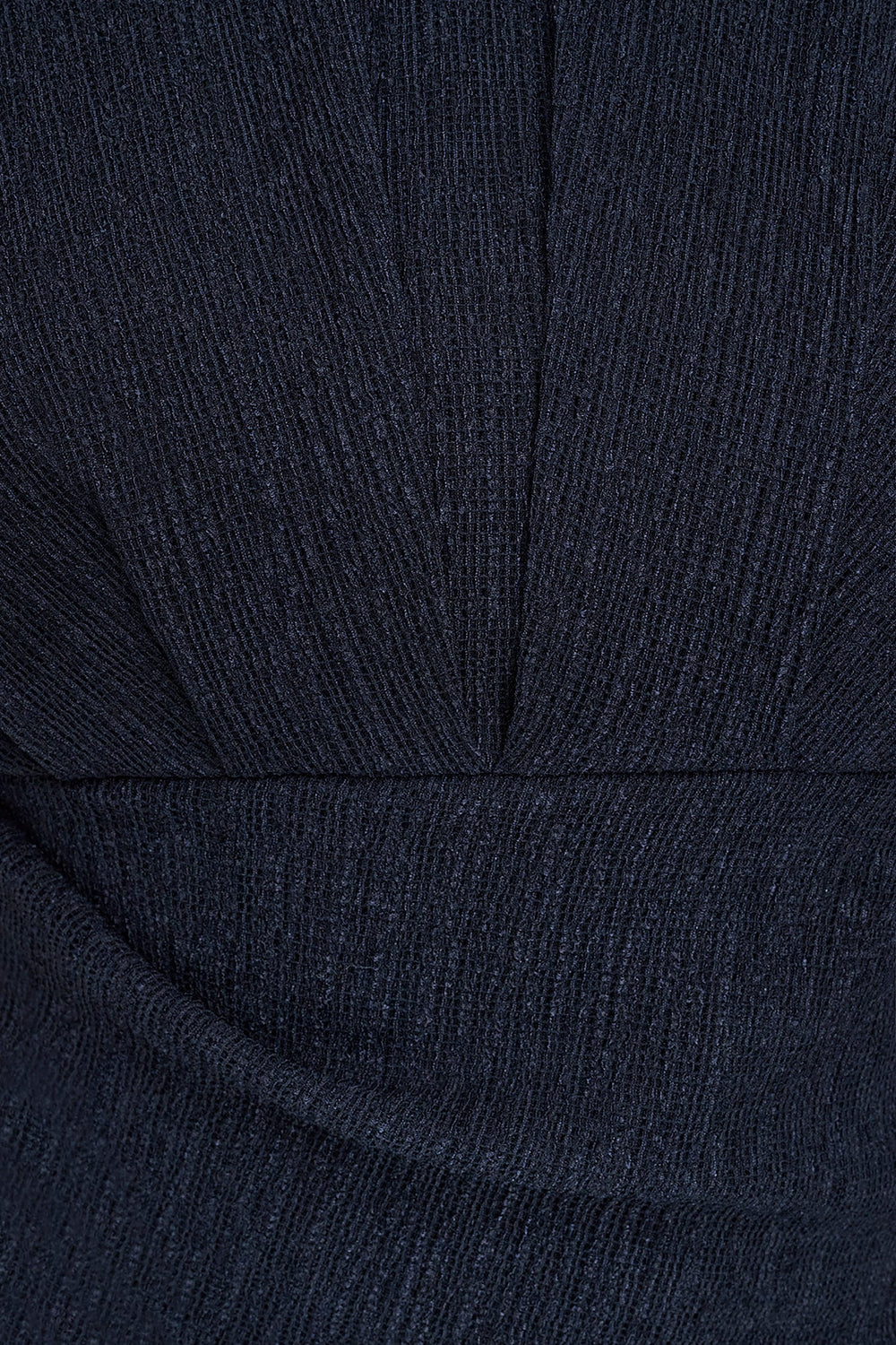 Donna Karan | CRINKLED SLEEVELESS RUCHED MIDI DRESS