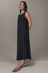 Donna Karan | SLEEVELESS MIDI TRAPEZE DRESS