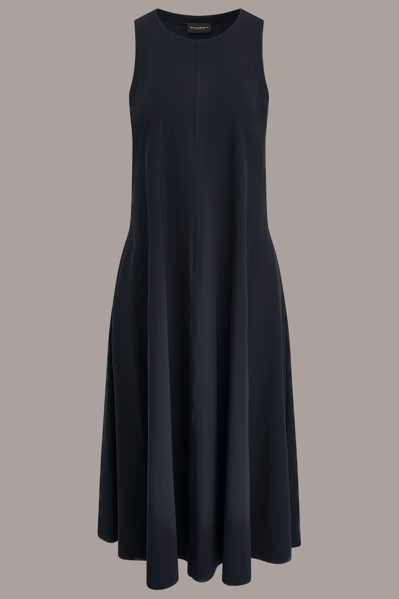 Donna Karan | SLEEVELESS MIDI TRAPEZE DRESS