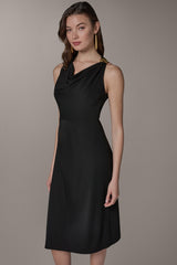 Donna Karan | SLEEVELESS MIDI HALTER DRESS
