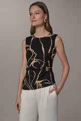 Donna Karan | ASYMMETRIC KNIT TOP