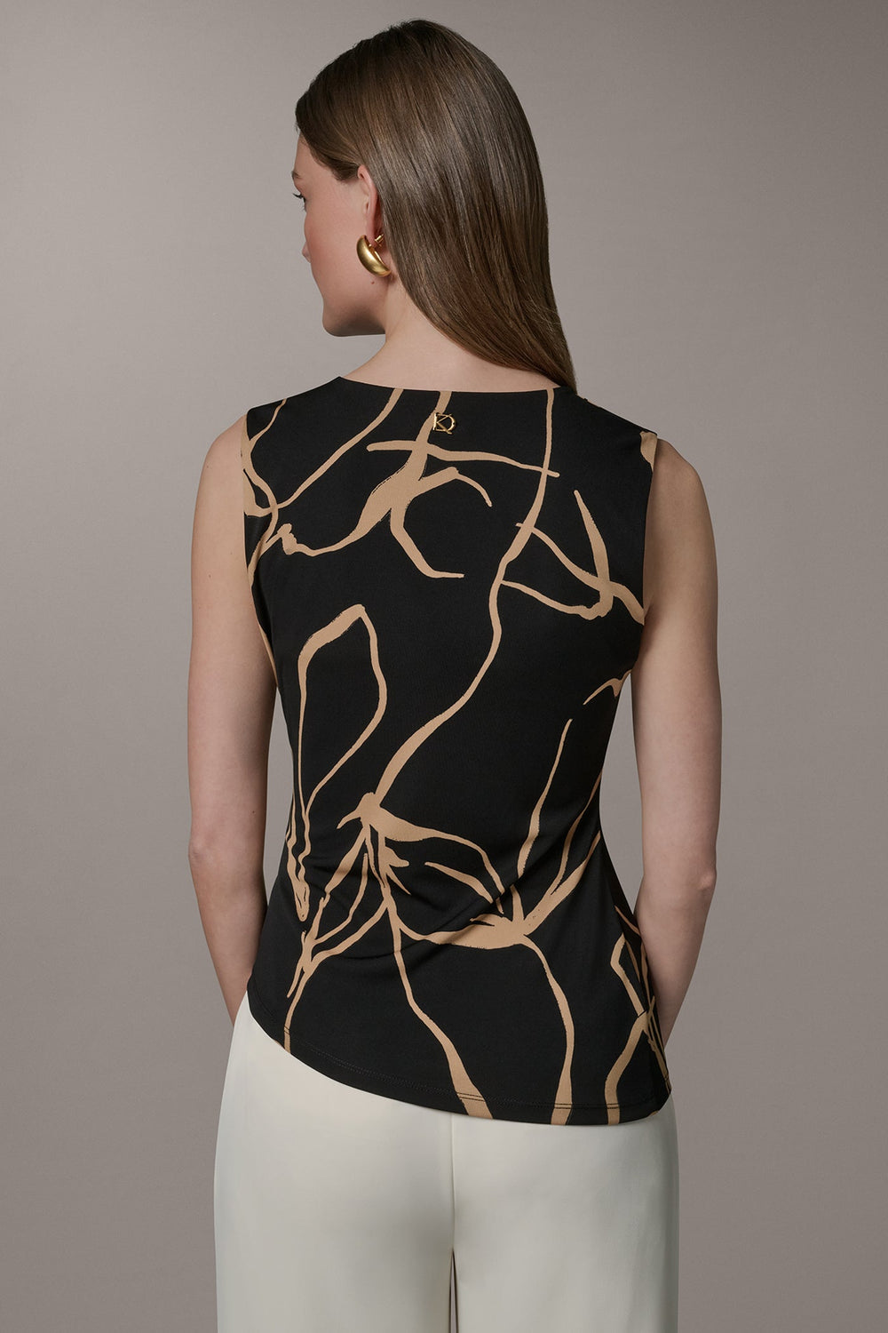 Donna Karan | ASYMMETRIC KNIT TOP