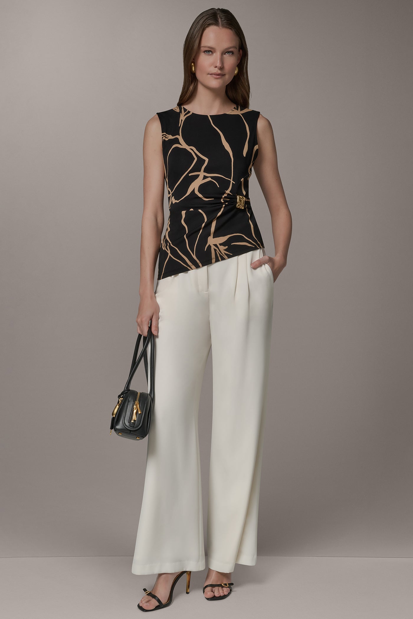 Donna Karan | ASYMMETRIC KNIT TOP