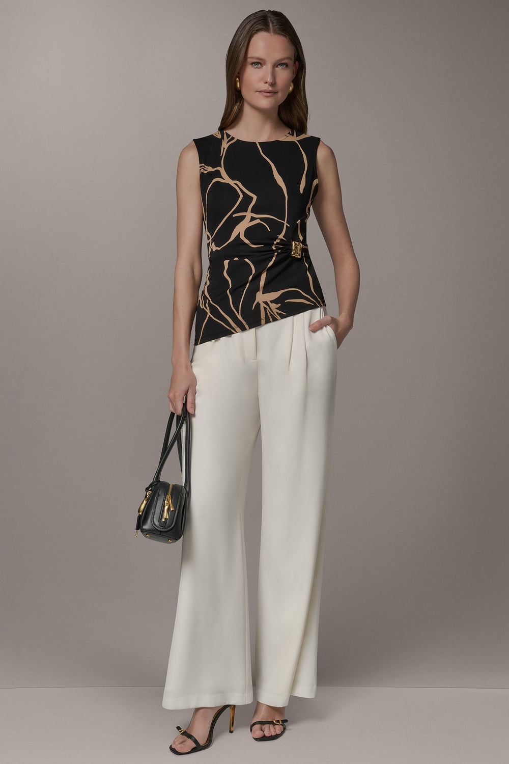 Donna Karan | ASYMMETRIC KNIT TOP