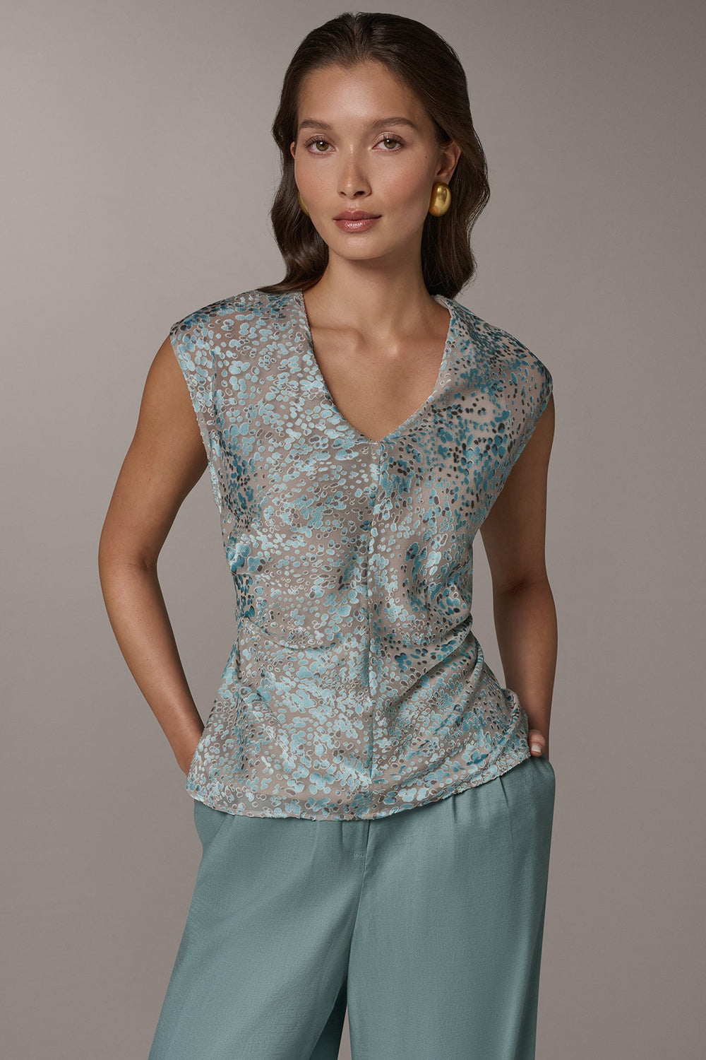 Donna Karan | DOT BURNOUT TOP