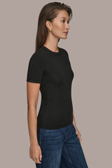Donna Karan | SHORT SLEEVE CREW NECK TEE