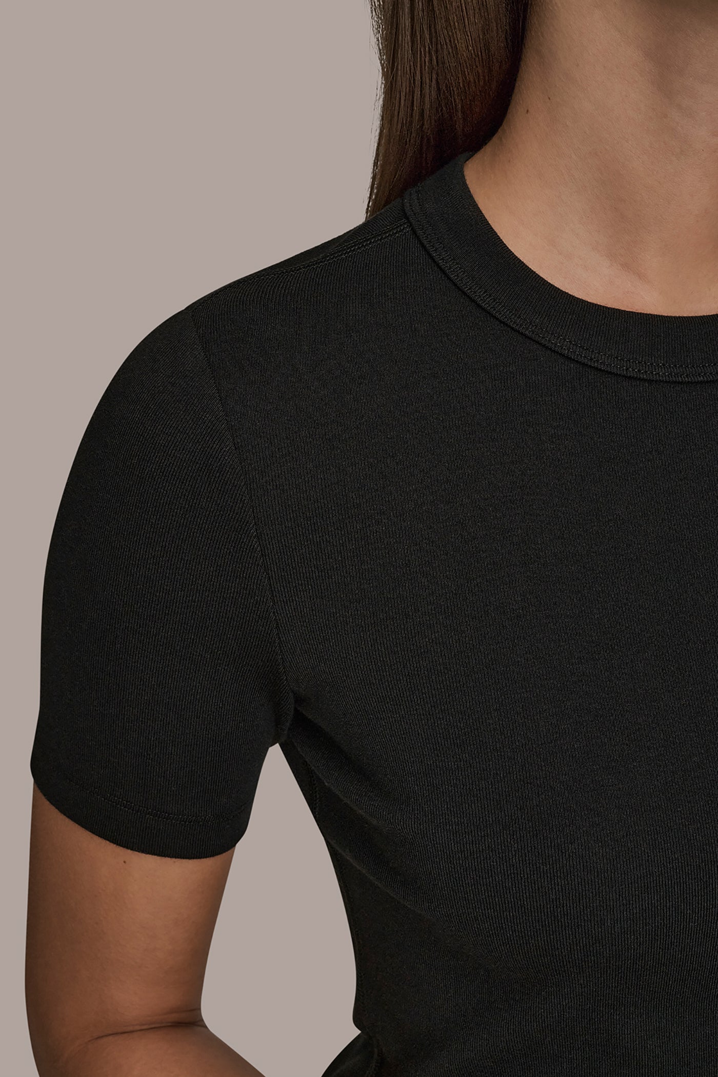 Donna Karan | SHORT SLEEVE CREW NECK TEE