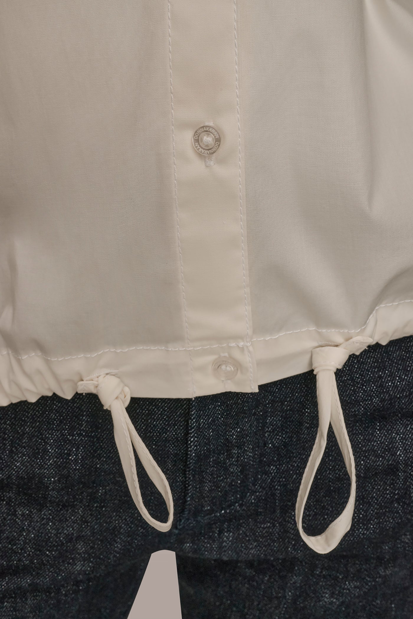 Donna Karan | HOODED BUTTON-DOWN SHIRT