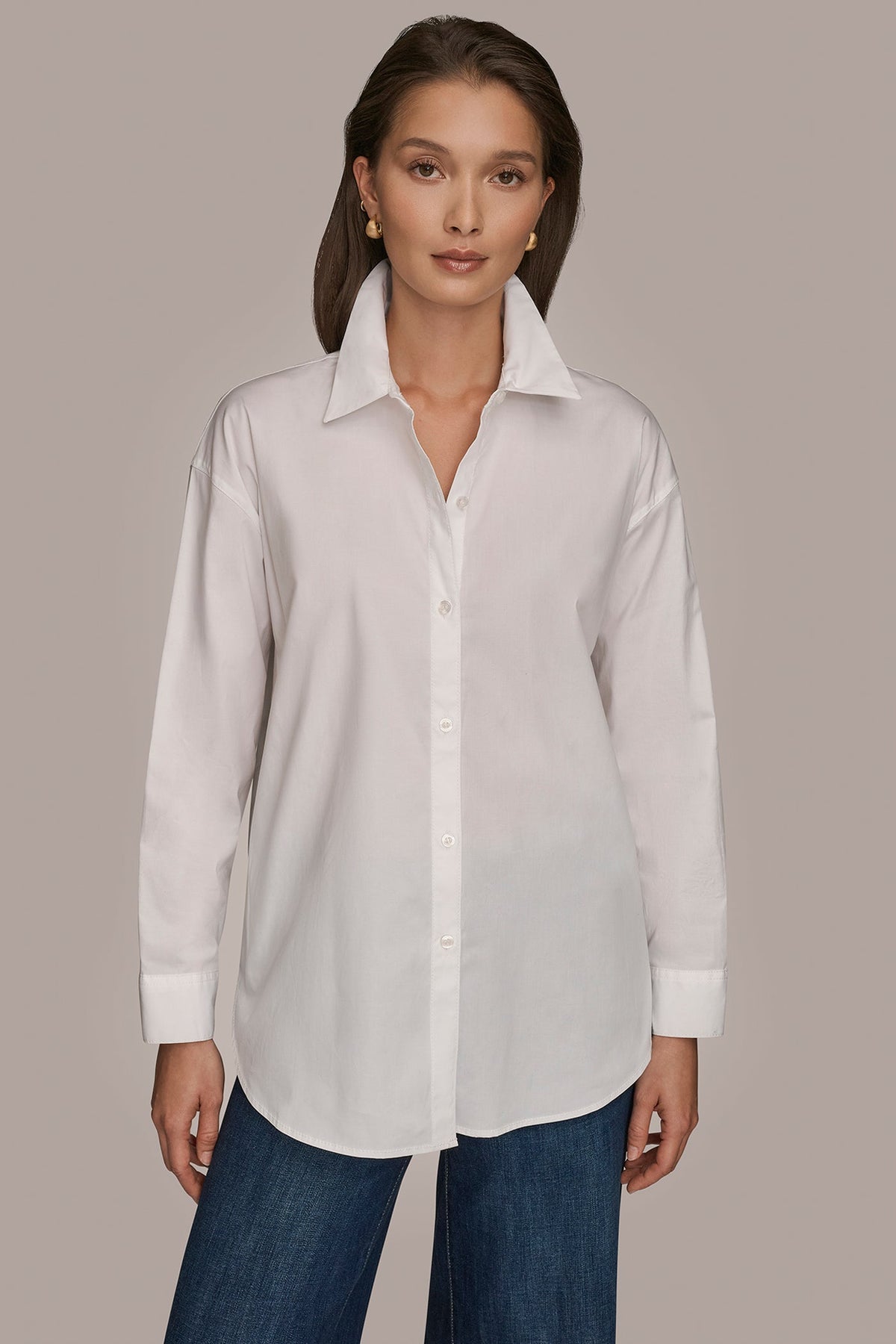 Donna Karan | COTTON-POPLIN SHIRT