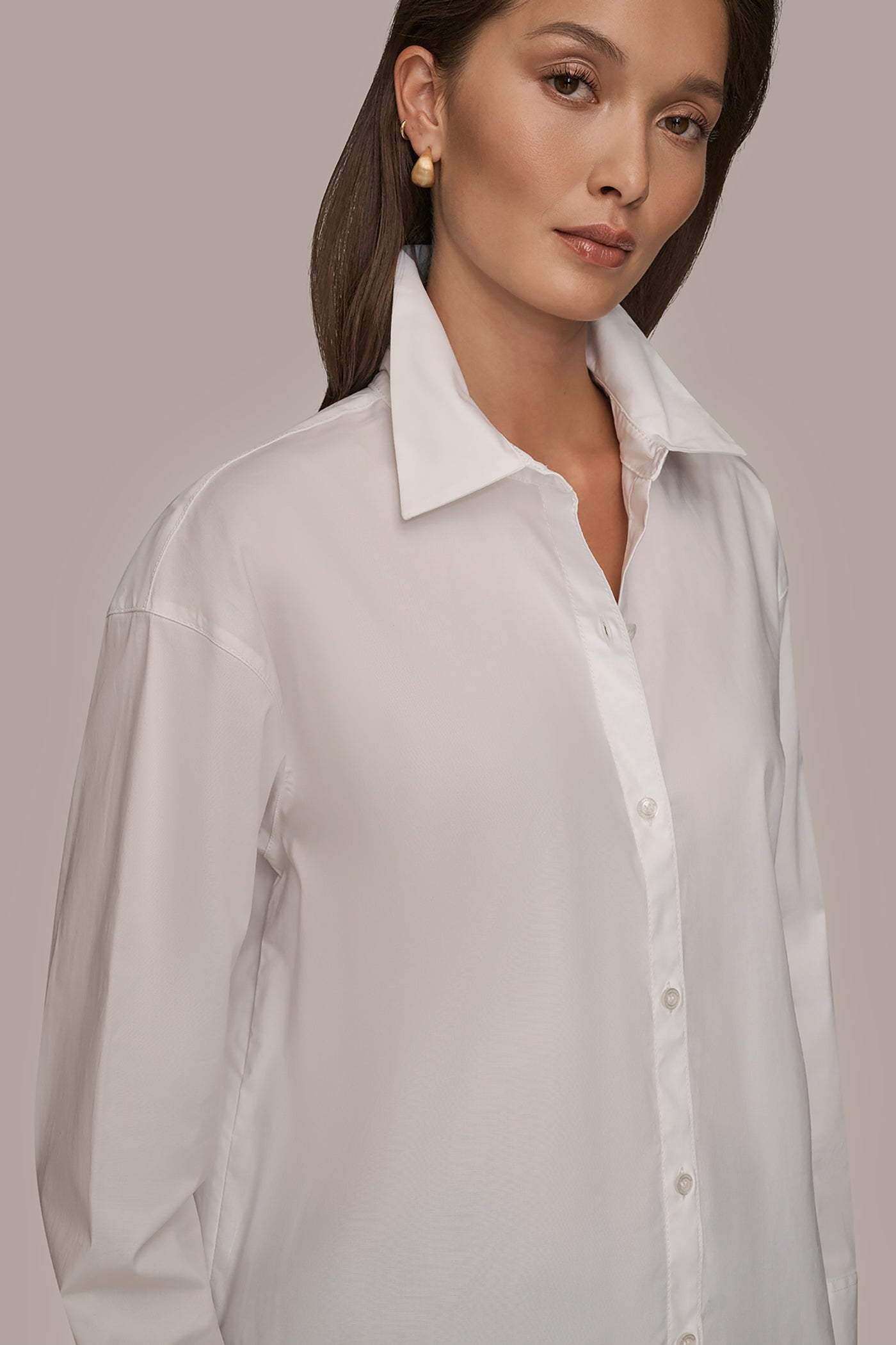 Donna Karan | COTTON-POPLIN SHIRT