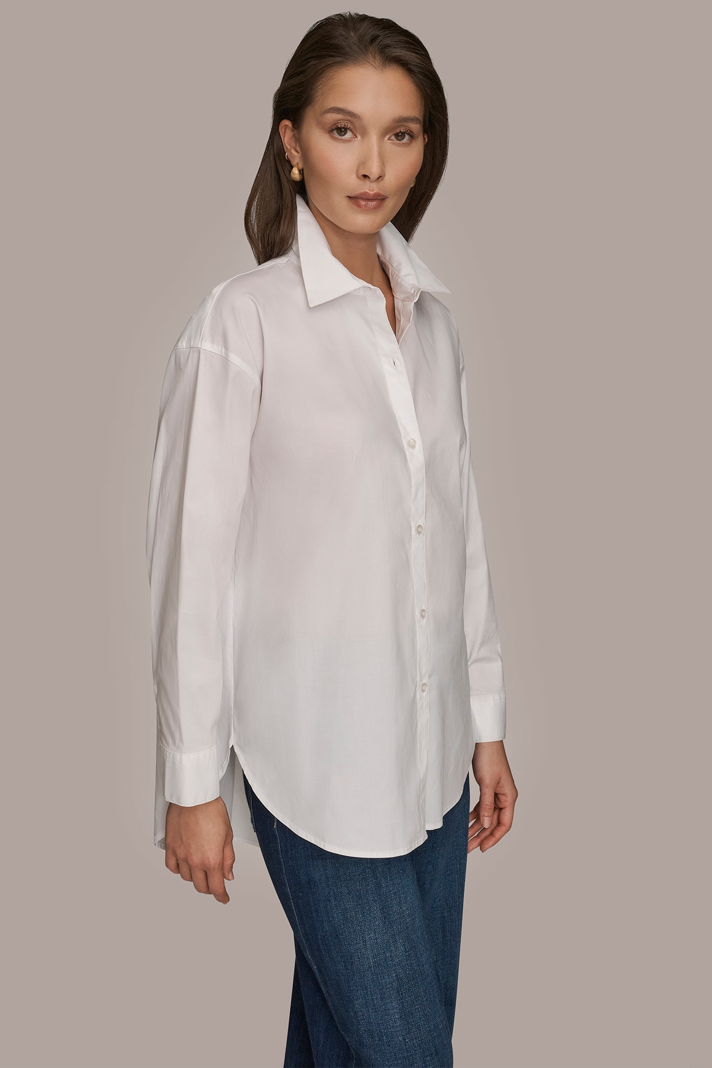 Donna Karan | COTTON-POPLIN SHIRT