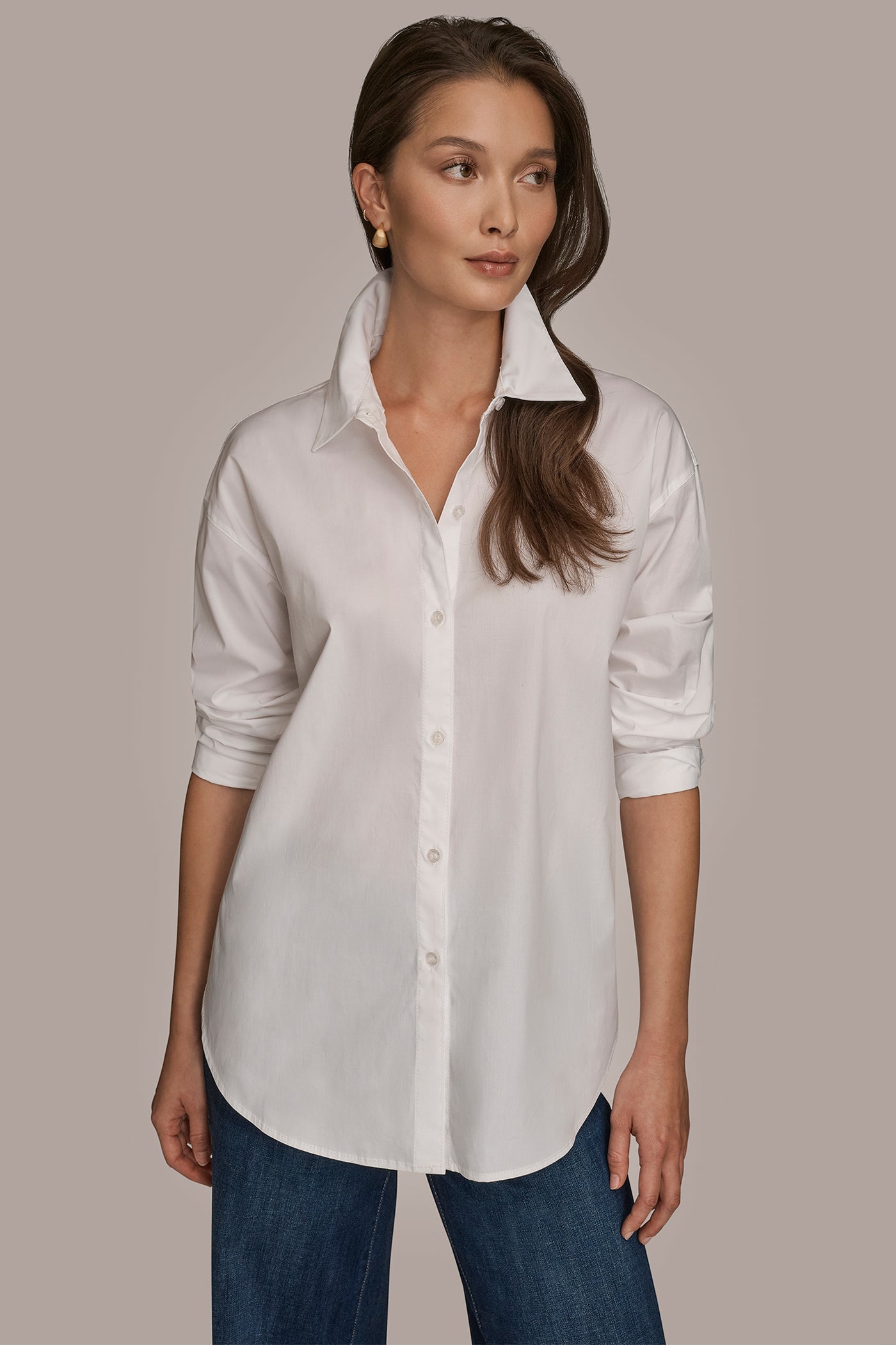 Donna Karan | COTTON-POPLIN SHIRT